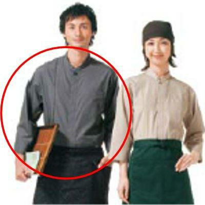 シャツ(男女兼用)KY0067-2 灰色 4L