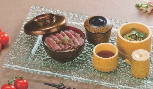 やすらぎミニ丼梨地天黒内朱