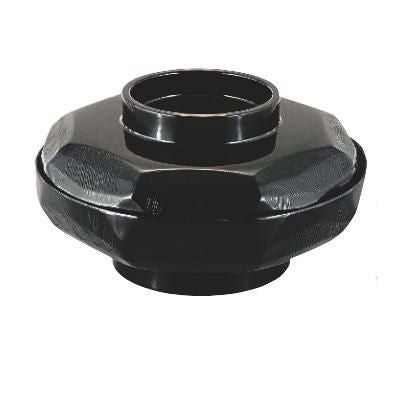 6寸荒彫亀甲平丼黒内朱