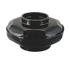 6寸荒彫亀甲平丼黒内朱