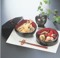 6寸ナツメ用仕切朱