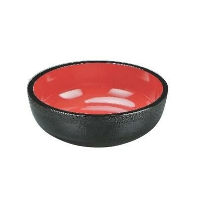 尺0.5ABS外木目新こね鉢内朱天黒