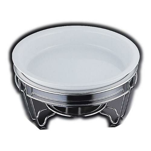 ヴァンセンヌ 丸チェーフイングTKG仕様 陶器仕切無中皿 目皿付