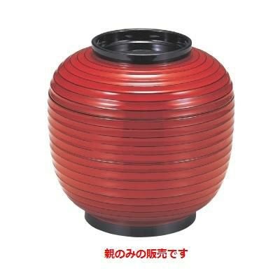 ちょうちん弁当朱研出し内黒親