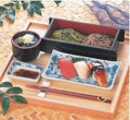 7寸長手ツノセイロ黒内朱本体（底板付）