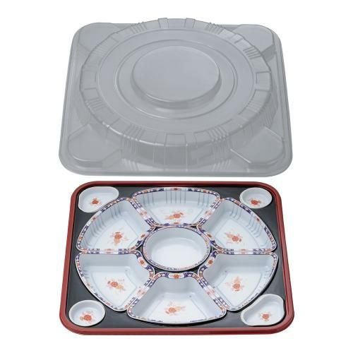 オードブル容器 有田 紺セット TO-460(10セット入)