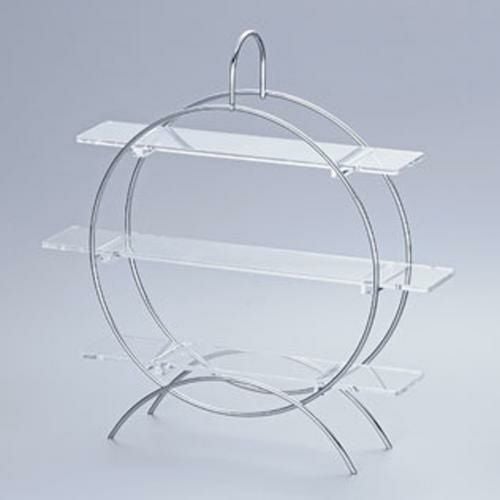 ラウンドフードフレーム プチ ピューターメッキ仕上