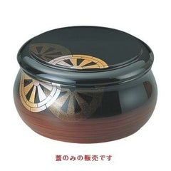 寿冠ちらし源氏車（内黒）蓋