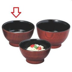 長寿木目丼栃塗(中)