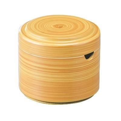 つつ型粉茶入白木