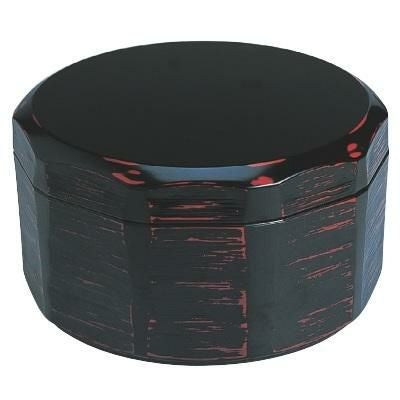 木彫多用丼(大)曙(内朱)