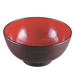 6寸千筋丼溜内朱