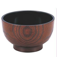 5寸桐木目丼栃内黒