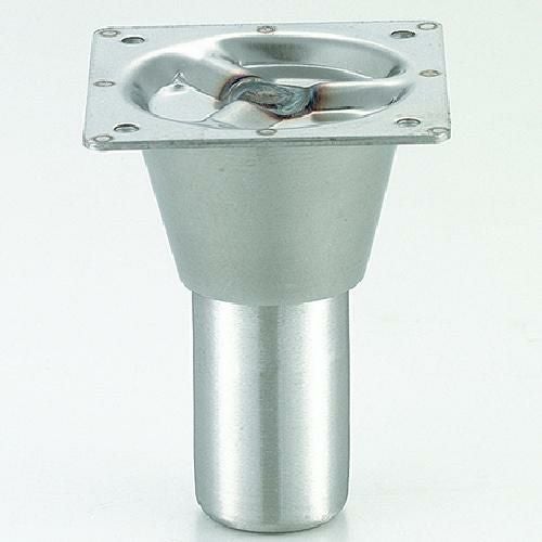アジャスト脚 四角座 TO-4124 高さ118(mm)【小物送料対象商品】