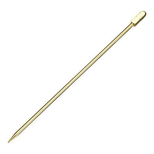 18-8カクテルピン 金メッキ(6本入) 角棒型