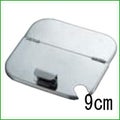 UK 18-8 角型キッチンポット用割蓋 9cm