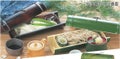 7寸小次郎竹そば盛器蓋若竹