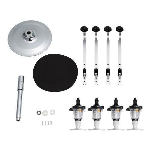 ビューモント ウィスキーメジャースタンド ロータリー式 4本立11/2oz白