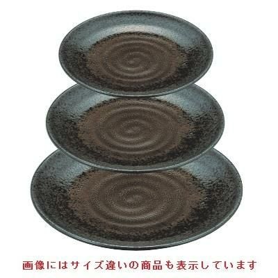 神龍鉢黒釉流し7寸