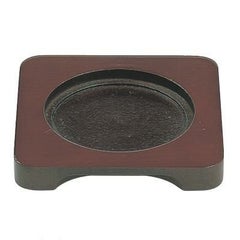 石焼ビビンバ・チゲ鍋用木製敷板スリ漆仕上げ16cm用