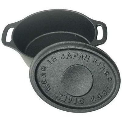 盛栄堂 ココット(キャセロール)オーバル F-418 鉄製