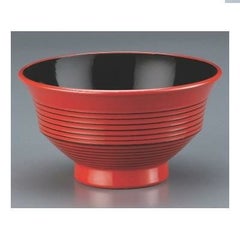 羽反筋天竜寺丼朱研出し