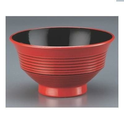 羽反筋天竜寺丼朱研出し