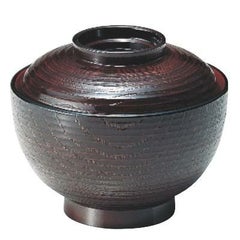 5寸平筋丼椀栃内朱