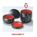 3.3寸タイコそば椀黒刷毛目本体