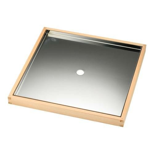 椹・お座敷セイロ 箱型すり蓋(ST中子) 9寸用 05453