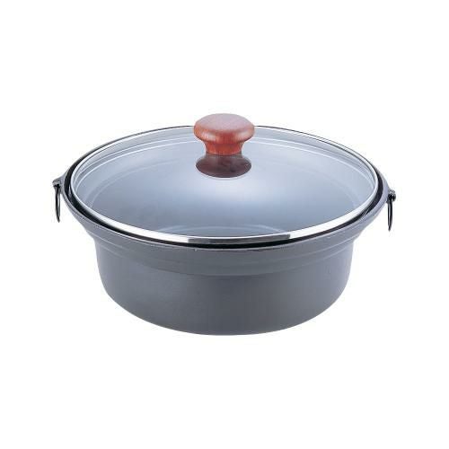 アルミ合金 ガラス蓋しゃぶ鍋