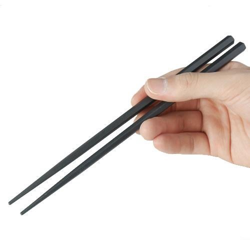 TB SPS箸 六角 黒 21cm 10膳入