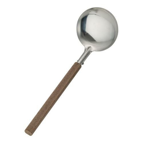 SA 木柄卓上お玉(ウォールナット) 穴無