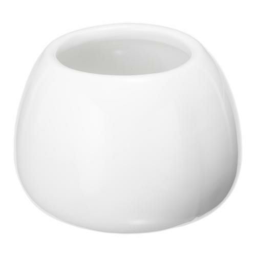 NC白磁(玉形)楊枝入 ミニ Y-003