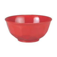 やすらぎ亀甲飯椀、朱乾漆内朱