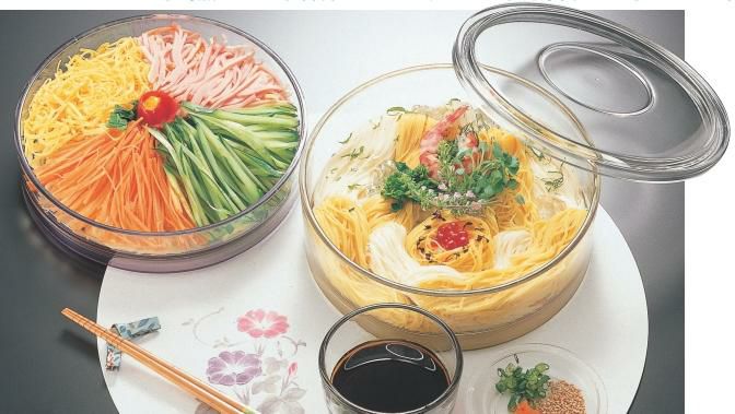 7寸冷麺鉢（深）グリーン