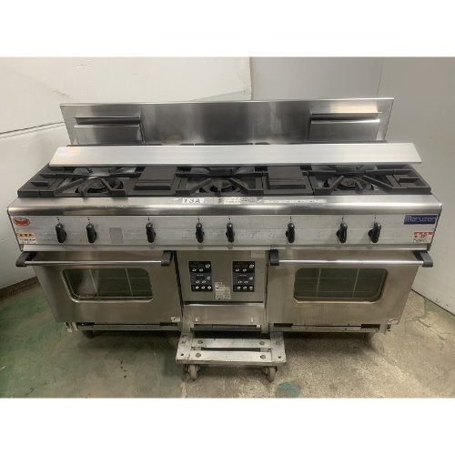 中古】ガスレンジ コンベクションオーブン付き 5口(内管) マルゼン