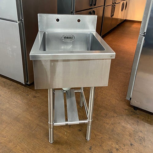 中古】一槽シンク BGあり 幅550×奥行600×高さ830 【送料無料】【業務用