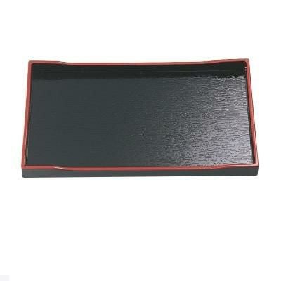お盆 木目ぜんざい盆黒天朱8.5寸 食器//小物送料対象商品