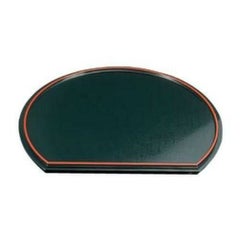 半月布目両面盆 黒/朱 尺2 ABS樹脂/業務用/新品