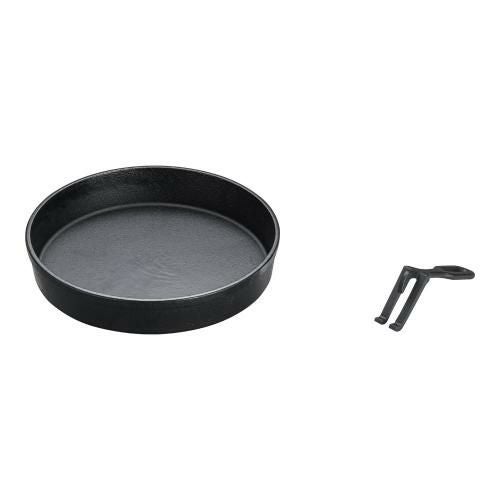 (S)鉄 すきやき鍋 ハンドル付(黒ぬり) 23cm