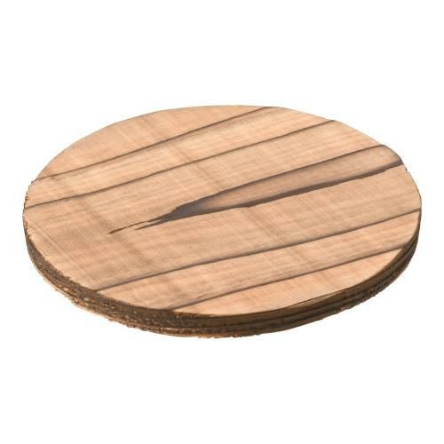 焼杉 丸敷板 小