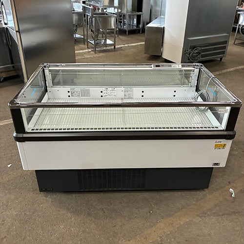 平型冷蔵ショーケース 三菱電機 SR-MG581DRVD(B) 幅1500×奥行890×高さ810 【福岡店在庫】