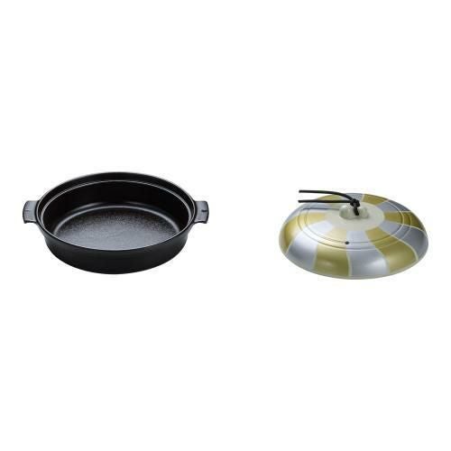 アルミ陶板鍋 金銀翔彩 16cm ミニ深型