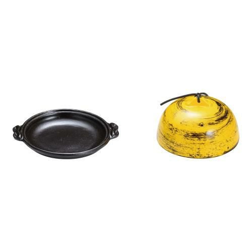 アルミ高瀬陶板鍋 なると 小 13cm