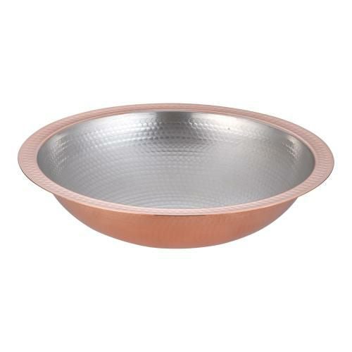 SA 銅 うどんすき鍋(槌目入) 36cm