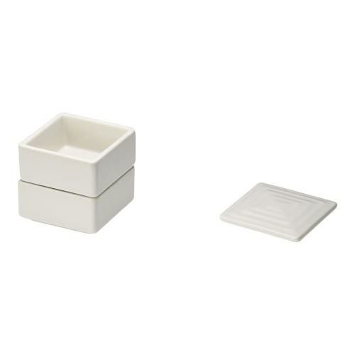 角型 二段重 白 Y-020