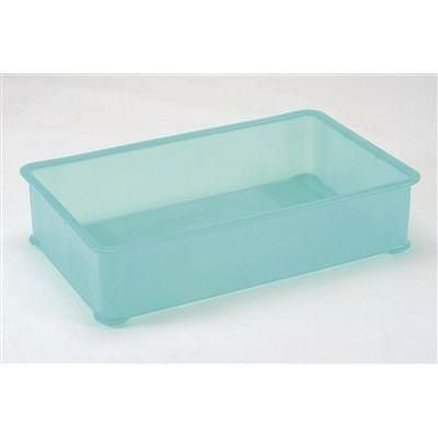 PP半透明カラー番重 B型 特大 グリーン(サンコー製) 【グループA】