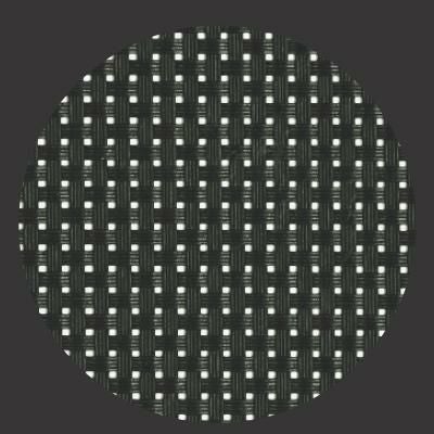 丸コースターブラック格子 ブラック 5枚入