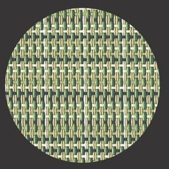 丸コースターフレッシュグリーン フレッシュ緑 5枚入